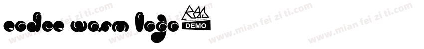 Codec Warm Logo字体转换